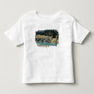 ライン上の橋のモデル トドラーTシャツ