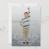 ライン中空グラード |写真コンテンポラリー学校 案内状 (正面)