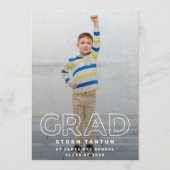 ライン中空グラード |写真コンテンポラリー学校 案内状 (正面)