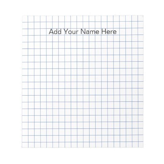 ライン付きメモパーソナライズされた帳 ノートパッド (正面)