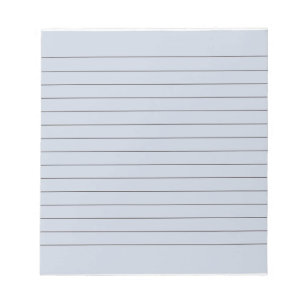 ライン付きメモ帳のビジネスクラシック線 ノートパッド