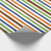 ライン包装紙 ラッピングペーパー (角)