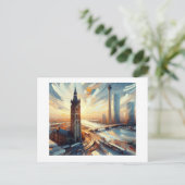 ライン型タワー（ドイツ風） ポストカード (スタンド正面)