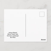 ライン型タワー（ドイツ風） ポストカード (裏面)