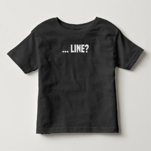 ライン女優演技ドラマ俳優女優 トドラーTシャツ