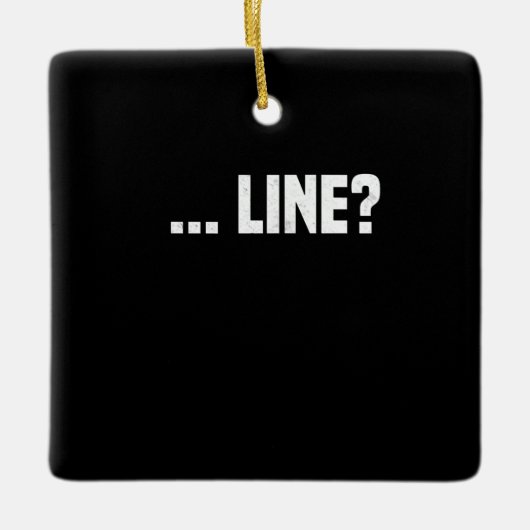 ライン女優演技戯曲俳優の女優 セラミックオーナメント (正面)