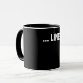 ライン女優演技戯曲俳優の女優 マグカップ (正面左)