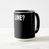 ライン女優演技戯曲俳優の女優 マグカップ (正面右)