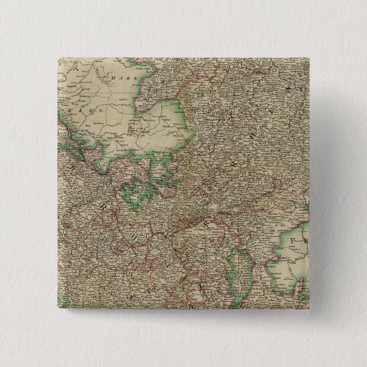 ライン山脈の上下の円 缶バッジ (正面)