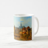 ライン川に沿ったオランダの町のビュー コーヒーマグカップ (正面右)