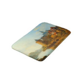 ライン川に沿ったオランダの町のビュー バスマット (アングル)