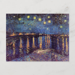 ライン川の星月夜（Rhoneの星月夜） by ヴィンセント・ヴァン・ゴッホ ポストカード