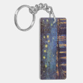 ライン川の星月夜(Vincent van Gogh) キーホルダー (正面左)