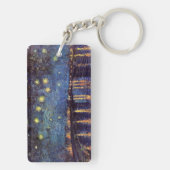 ライン川の星月夜(Vincent van Gogh) キーホルダー (裏面)