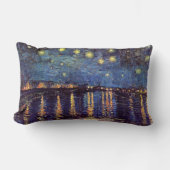 ライン川の星月夜（Vincent van Gogh） ランバークッション (正面)