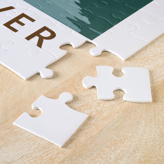 ライン川ドイツ横断トラベルアートヴィンテージ ジグソーパズル (側面)