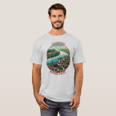 ライン川ドイツ Tシャツ (正面フル)