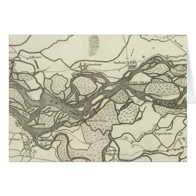 ライン川沿いの地図 (正面横)