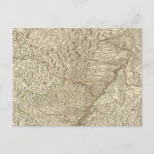 ライン川渓谷，フランス2 ポストカード (正面)