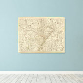 ライン川渓谷,フランス キャンバスプリント (インサイチュ (ウッドフロア))