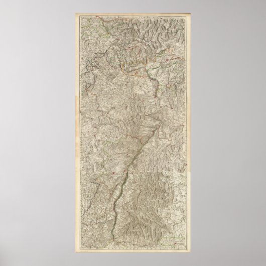 ライン川渓谷,フランス ポスター (正面)