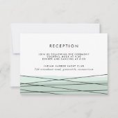 ライン披露宴エンクロージャカード |海 招待状 (正面)