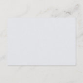 ライン披露宴挿入カード |白黒 エンクロージャーカード (裏面)