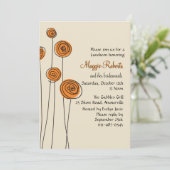 ライン招待状をきれいにして下さい 招待状 (スタンド正面)