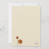 ライン招待状をきれいにして下さい 招待状 (裏面)