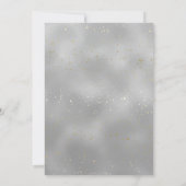 ライン描金ゴールドス葉グラムシルバー6 – フォトホリデー シーズンカード (裏面)