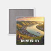 ライン渓谷ドイツ旅行 マグネット (正面/裏面)