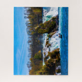 ライン滝のジグソーWaterfallSスイス。 ジグソーパズル (縦)