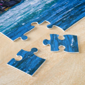 ライン滝のジグソーWaterfallSスイス。 ジグソーパズル (側面)