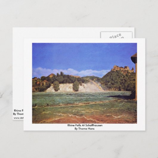 ライン秋アットシャフハウゼンバイソマハンス ポストカード (正面/裏面)