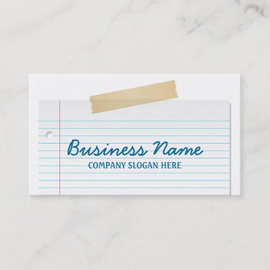 ライン紙名刺 名刺 (正面)