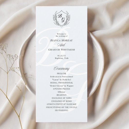 ライン素晴らしクラシックヴィンテージクレストモノグラムプログラム