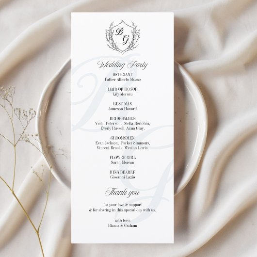 ライン素晴らしクラシックヴィンテージクレストモノグラムプログラム