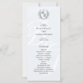 ライン素晴らしクラシックヴィンテージクレストモノグラムプログラム (正面)