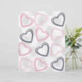 ライン素晴らしハートスクラップブック紙 (スタンド正面)