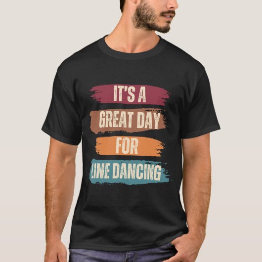 ライン素晴らし踊りの日だ Tシャツ (正面)