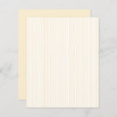 ライン素晴らし金ゴールドホワイトストライプスクラップブック紙 (正面/裏面)