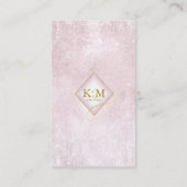 ライン素晴らし金ゴールド抽象芸術wishing Well Mauve ID867 エンクロージャーカード (裏面)