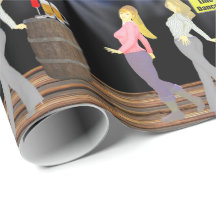 ライン踊りの女性の注意記号