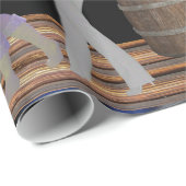 ライン踊りの女性の注意記号 ラッピングペーパー (ロールコーナー)