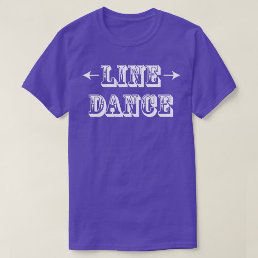 ライン踊りカントリーウェスタン音楽ギフト2 Tシャツ (デザイン正面)