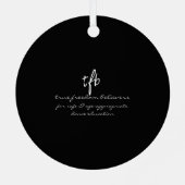 ライン踊りキングス/クイーンズI メタルオーナメント (裏面)