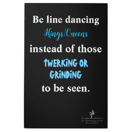 ライン踊りキングス/クイーンズII メタルプリント
