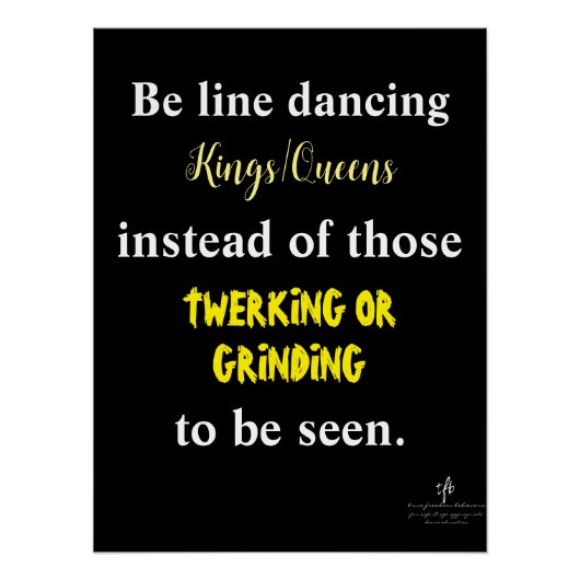 ライン踊りキングス/クイーンズIII ポスター (正面)