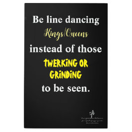 ライン踊りキングス/クイーンズIII メタルプリント