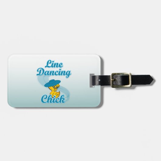 ライン踊りシック#3 ラゲッジタグ (正面横)